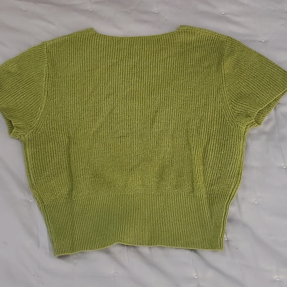 Dazy Grass Green Cardigan Sweater- New- Small - Picture 2 of 3